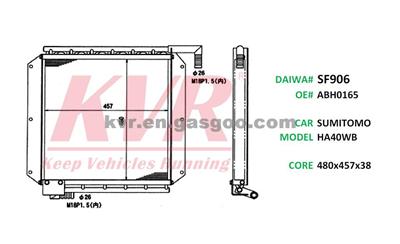 CAR Oil Cooler For SUMITOMO HA40WB Oem ABH0165