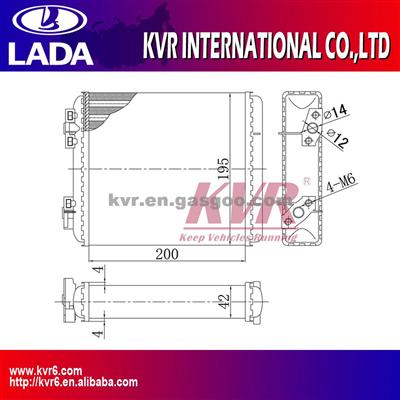 Heater Radiator For LADA VAZ 2104 2105 2106 2107 Oem 2105-8101060