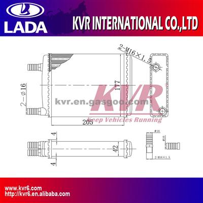 Heater Radiator For LADA GAZ 3302 2217 2752 2705 3221 Oem 3302-8101060