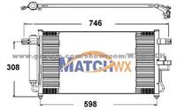Condenser Hyundai Accent '00-06 9760625500 MC37003