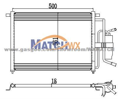 Condenser Geo Fiesta'05- 3N2119710AB