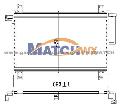 Condenser GMC Envoy'02-09 89019255 MC32001