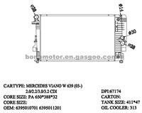 6395010701 6395011201 For BENZ A/C Radiator