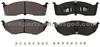 Brake Pad D591 For CHRYSLER PLYMOUTH