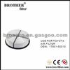 High Quality OEM Auto Air Filter 1780150010 For Toyota Car
