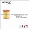 High Quality OEM Auto Air Filter 17801G5500 For Toyota Car