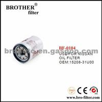 High Quality OEM Auto Oil Filter 1520831U00 For Nissan Car