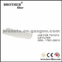 High Quality OEM Auto Air Filter 1780128010 For Toyota Car