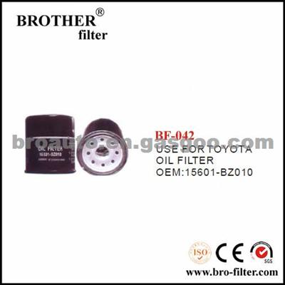 High Quality OEM Auto Element Oil Filter 15601BZ010 For Toyota Deep Fryer Oil Filter
