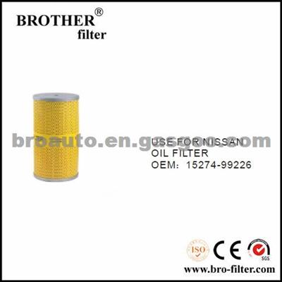 High Quality OEM Auto Oil Filter 1527499226 For Nissan Car Oil Filter