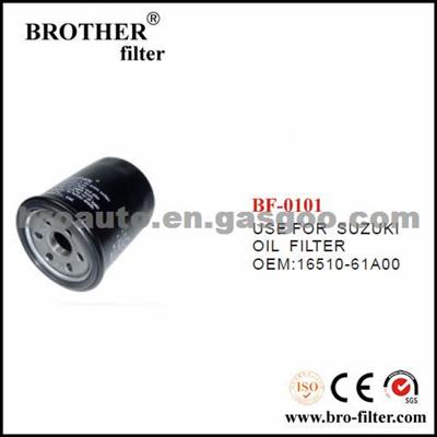 High Quality OEM Auto Oil Filter 1651061A00 For Suzuki