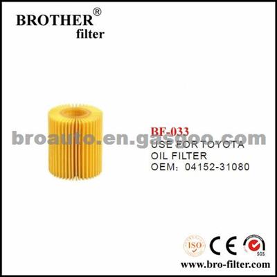 High Quality OEM Auto Element Oil Filter 0415231080 For Toyota Car