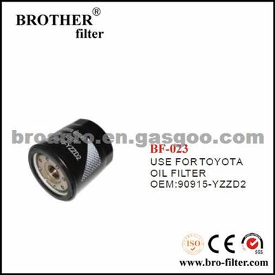 High Quality OEM Auto Oil Filter 90915YZZD2 For Toyota Car Oil Filter Making Machine