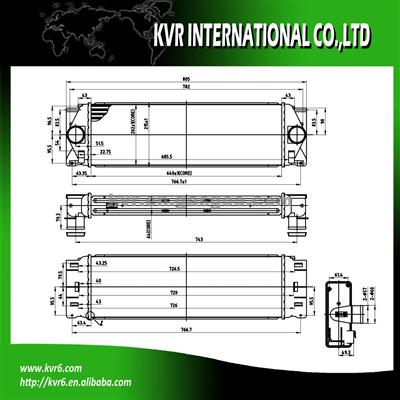 Intercooler For VW CRAFTER Oem A9065010101