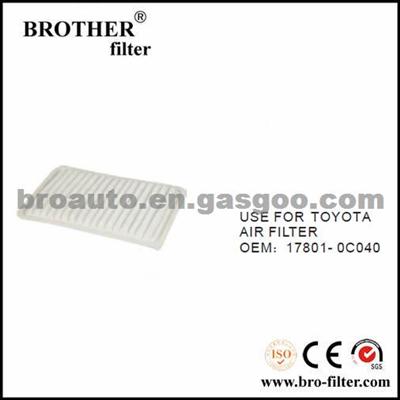 High Quality OEM Auto Air Filter 178010C040 For Toyota Car Air Filter Hepa