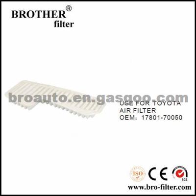High Quality OEM Auto Air Filter 1780170050 For Toyota Car