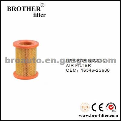High Quality OEM Auto Air Filter 165462S600 For Nissan