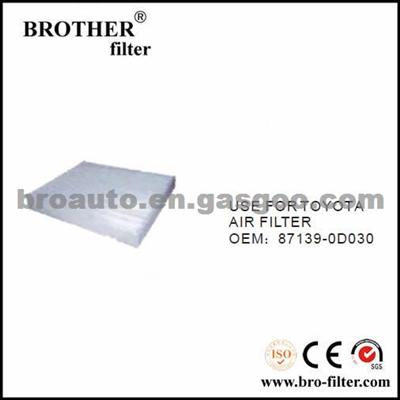 High Quality OEM Auto Air Filter 871390D030 For Toyota Car Air Filter Box