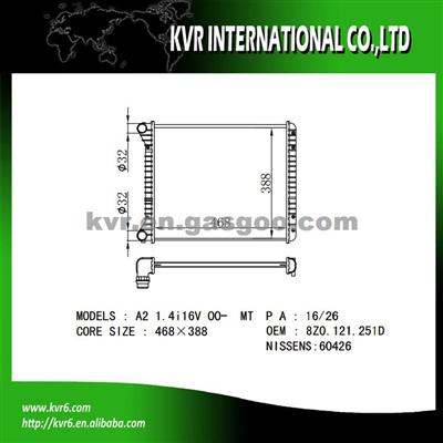 Mechanical Radiator FOR AUDI A2 1.4i OEM 8Z0121251D