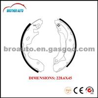 Durable Good Quality Semimetal OEM 93BB2200CB(AB) Car Brake Shoes For Ford CAPRI