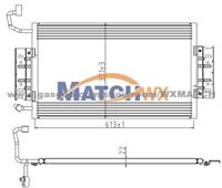 Condenser Oldsmobile Alero'02-04 22719427 MC66002