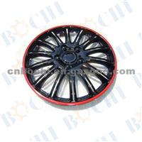 Black And Red Ring Wheel Cover