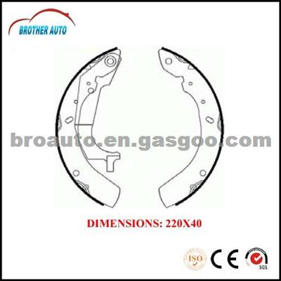 Durable Good Quality Semimetal OEM 4423698 Auto Brake Shoe For Peugeot Platform 4515 Brake Shoe