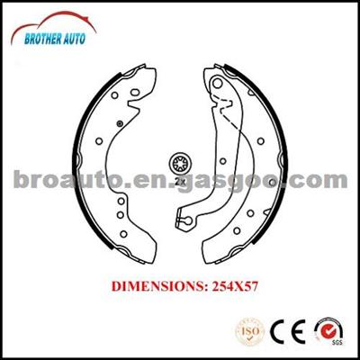 Durable Good Quality Semimetal OEM 4241H4 Auto Brake Shoes For Peugeot Hatchback