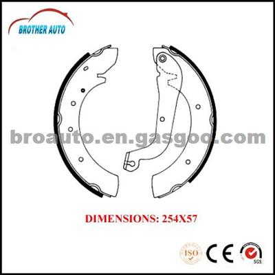 Durable Good Quality Semimetal OEM 4241H9 Auto Brake Shoe For Peugeot Platform Brake Shoe Lining