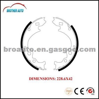 Durable Good Quality Semimetal OEM 3256068 Auto Brake Shoe For Peugeot Platform Brake Shoe Repair Kit