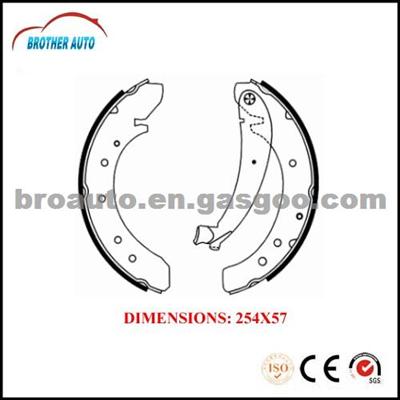 Durable Good Quality Semimetal OEM 4241H5 Auto Brake Shoes For Peugeot Hatchback