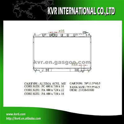 Auto Radiator For NISSAN ALTIMA OEM 21410-9J400