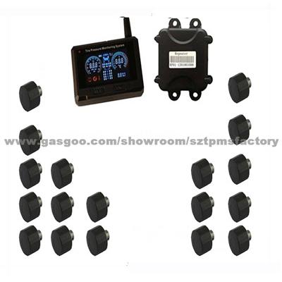 18 Tires External Sensor Truck Tpms