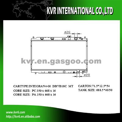 Car Radiator For HONDA INTEGRA Oem 19010-P76-906