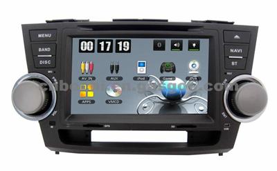 2016 New Car Dvd Player For Toyota Highlander 2008-2011