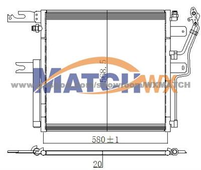 Condenser Ram 2500'11 MC42030