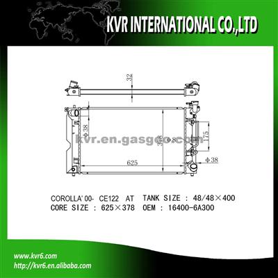 Radiator Assembly For COROLLA OE No.：16400-6A300
