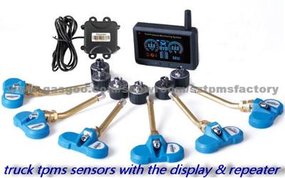 Truck 433.92 Mhz Tire TPMS Temperature Pressure Monitor System