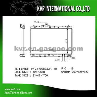 Factory Radiator For HONDA TL SERIES UA3 Oem 19010-P5G-901