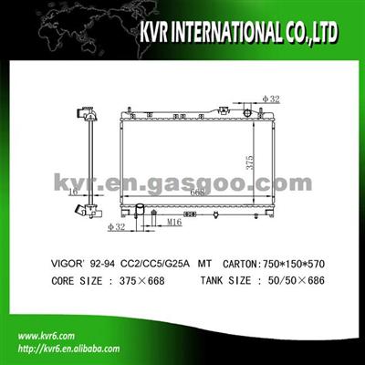 Radiator Manufacturer For HONDA VIGOR Oem 19010-PV1-904