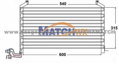 Condenser SAAB 900'79-93 MC3009