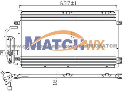 Condenser Saturn L100'01-02 22708455 MC6001