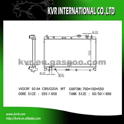 Passenger Car Radiator For HONDA VIGOR Oem 19010-PV0-903 19010-PV0-904