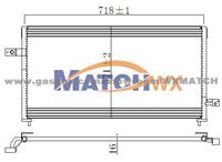 Condenser Subaru Forester'01-02 73210FC050 MC60025