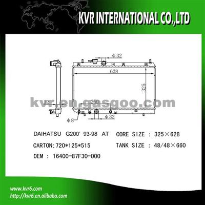 Aluminum For DAIHATSU CHARADE IV G200 Oem 16400-87F30/87F37