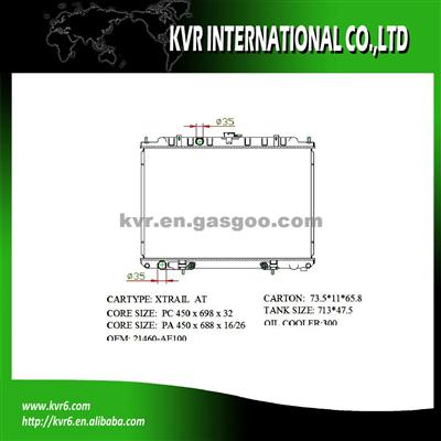 Performance Aluminum Radiator For NISSAN X-TRAIL 2.0 I 16V OEM 21460-AE100