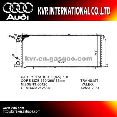 Car Radiator For Audi 100 (82-) Oem 443121253C