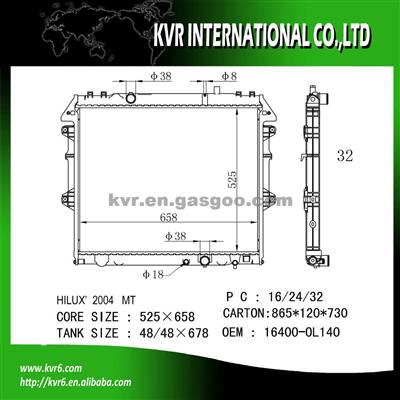 Toyota Radiator OEM 16400-0C210