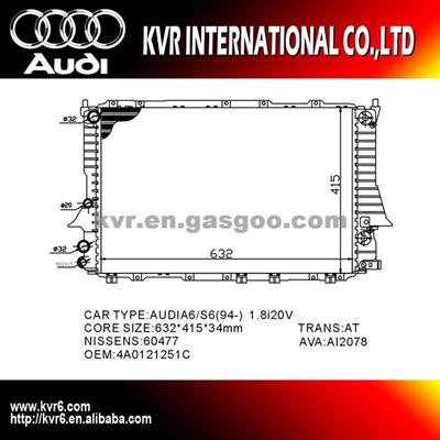 Car Radiator For Audi A6/S6 Oem 4A0121251C