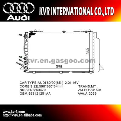 AUTO Radiator For Audi 80 / 90 (84-) Oem 893.121.251 AA